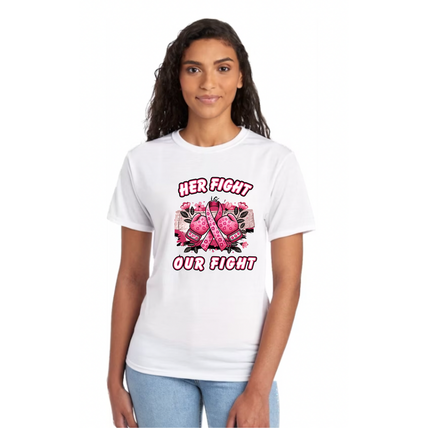 Her Fight is our Fight: Breast Cancer Awareness T-shirt