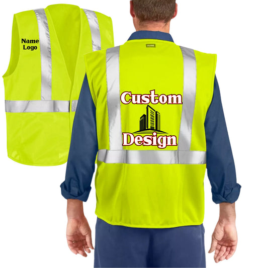 Solid Hi-Vis Safety Vest