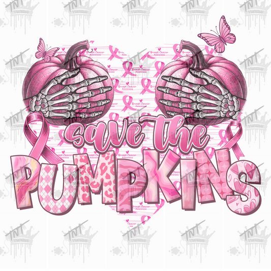 Save the Pumpkins Digital Design