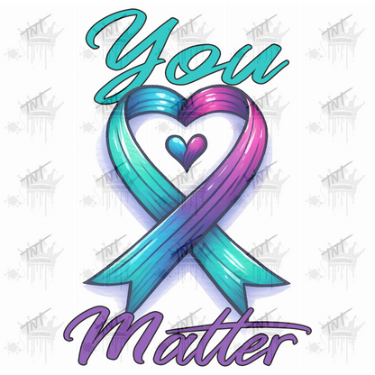 You Matter: Suicide Prevention Awareness T-shirt