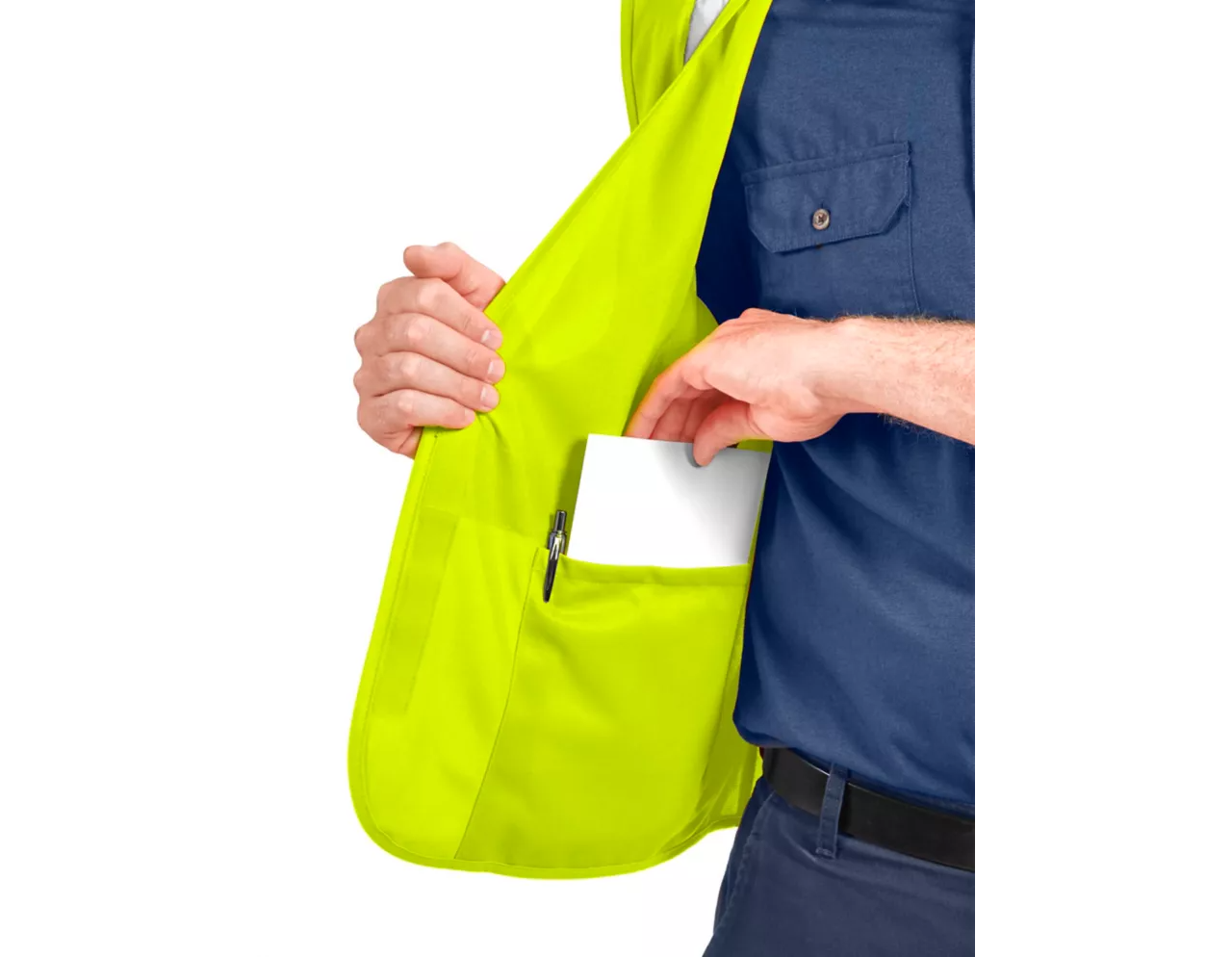 Solid Hi-Vis Safety Vest