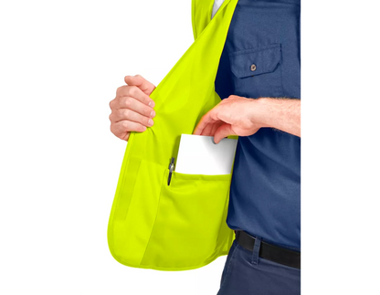 Solid Hi-Vis Safety Vest