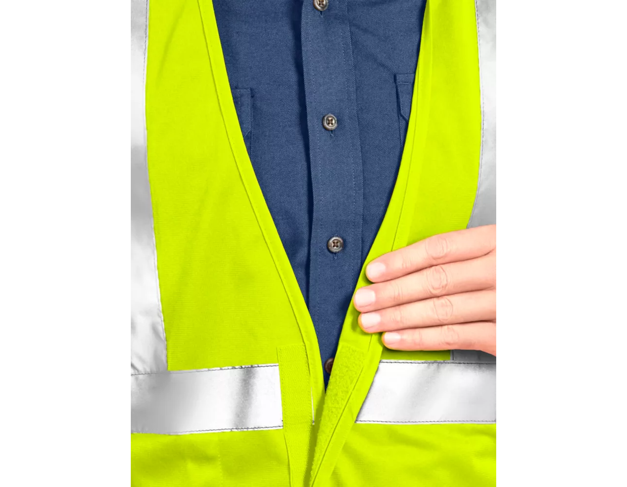 Solid Hi-Vis Safety Vest