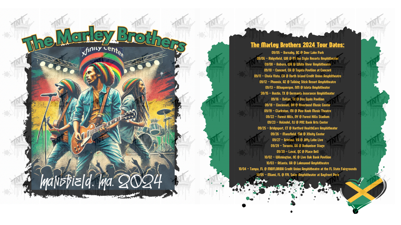 The Marley Brothers Legacy Tour T-shirt